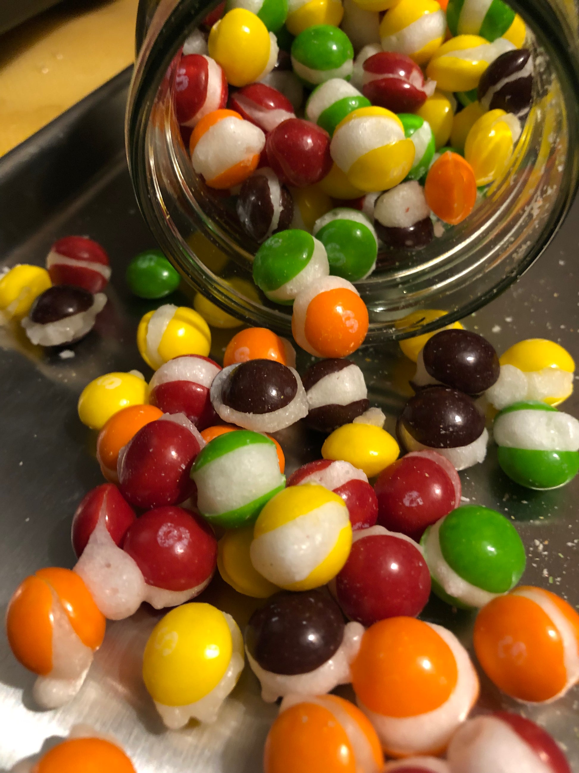 freeze dried skittles