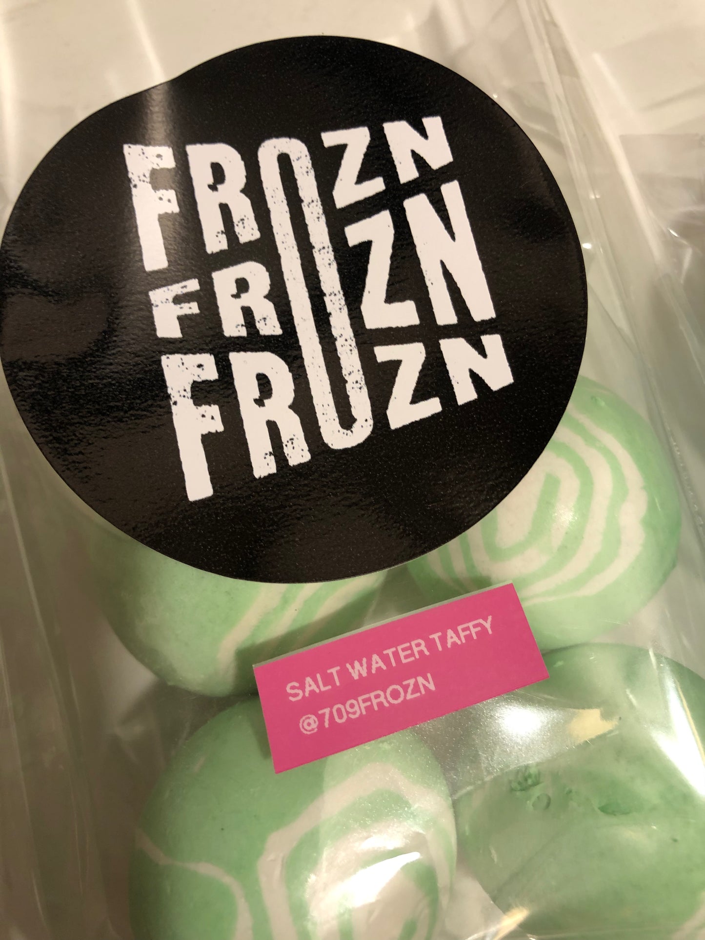 freeze dried salt water taffy