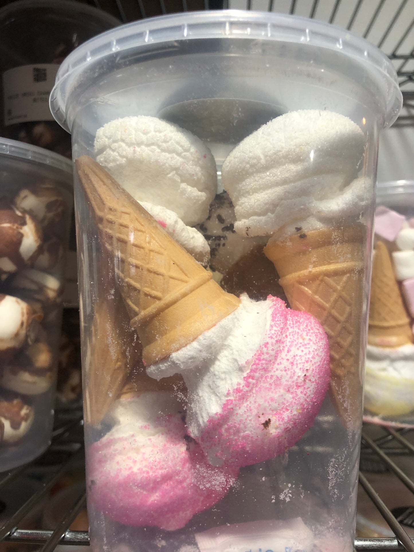 Marshmallow Ice Cream Cones